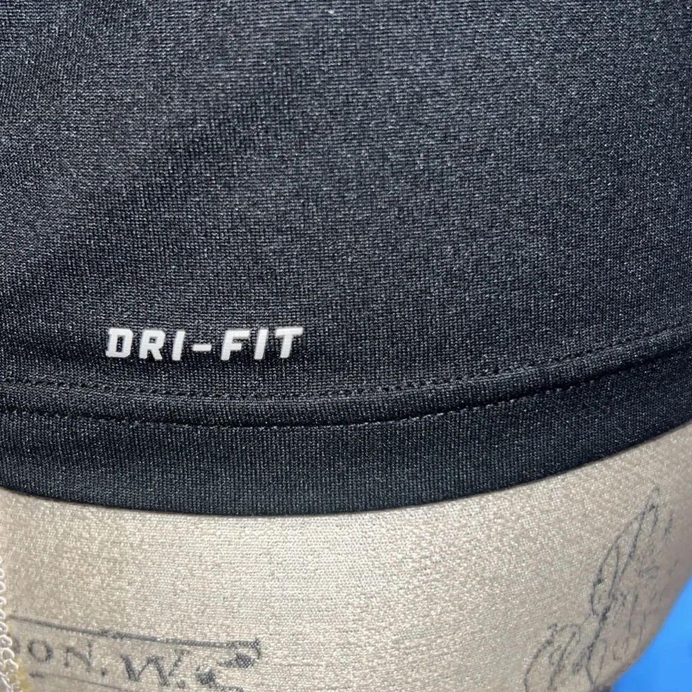 Nike black lacrosse dri-fit shortsleeve shirt youth medium athletic sports top M - Picture 3 of 8